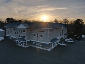 Duffie Boatworks exterior aerial view