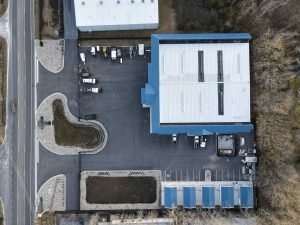 Duffie Boatworks exterior aerial view