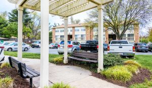 Montgomery Club outdoor pergola/seating