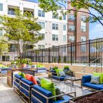 Tinner Hill Apartments outdoor seating area